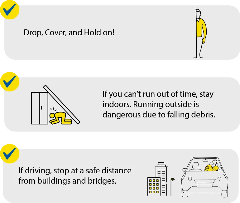 During an Earthquake: What to Do During an Earthquake: What to Do
