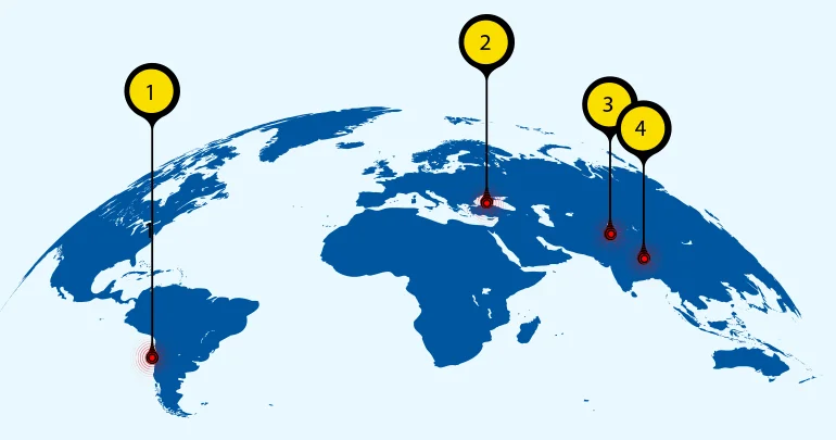 Recent Earthquakes Recent Earthquakes