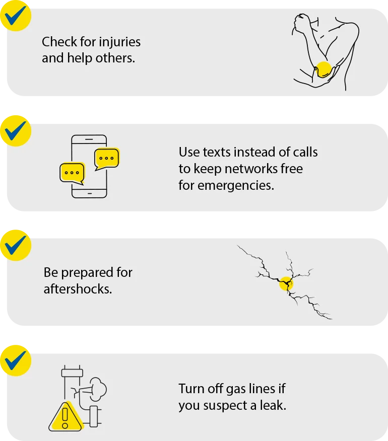 After an Earthquake: Stay Safe After an Earthquake: Stay Safe